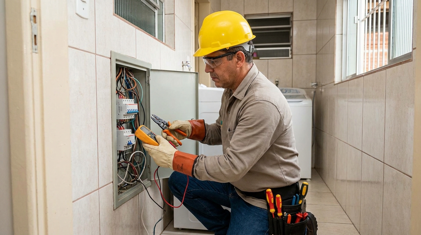 Instalação de Disjuntor Residencial no Renascer, Criciúma‑SC