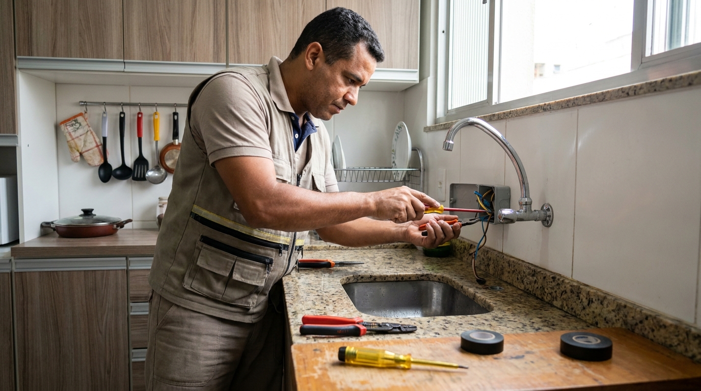 Instalação em Cozinha ou Área Gourmet no Ceará, Criciúma‑SC