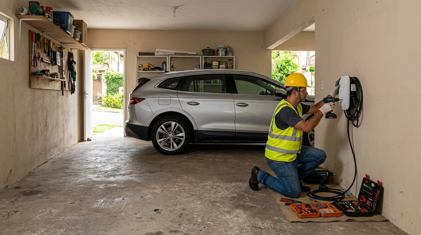Instalação em Garagem ou Condomínio no Renascer, Criciúma‑SC