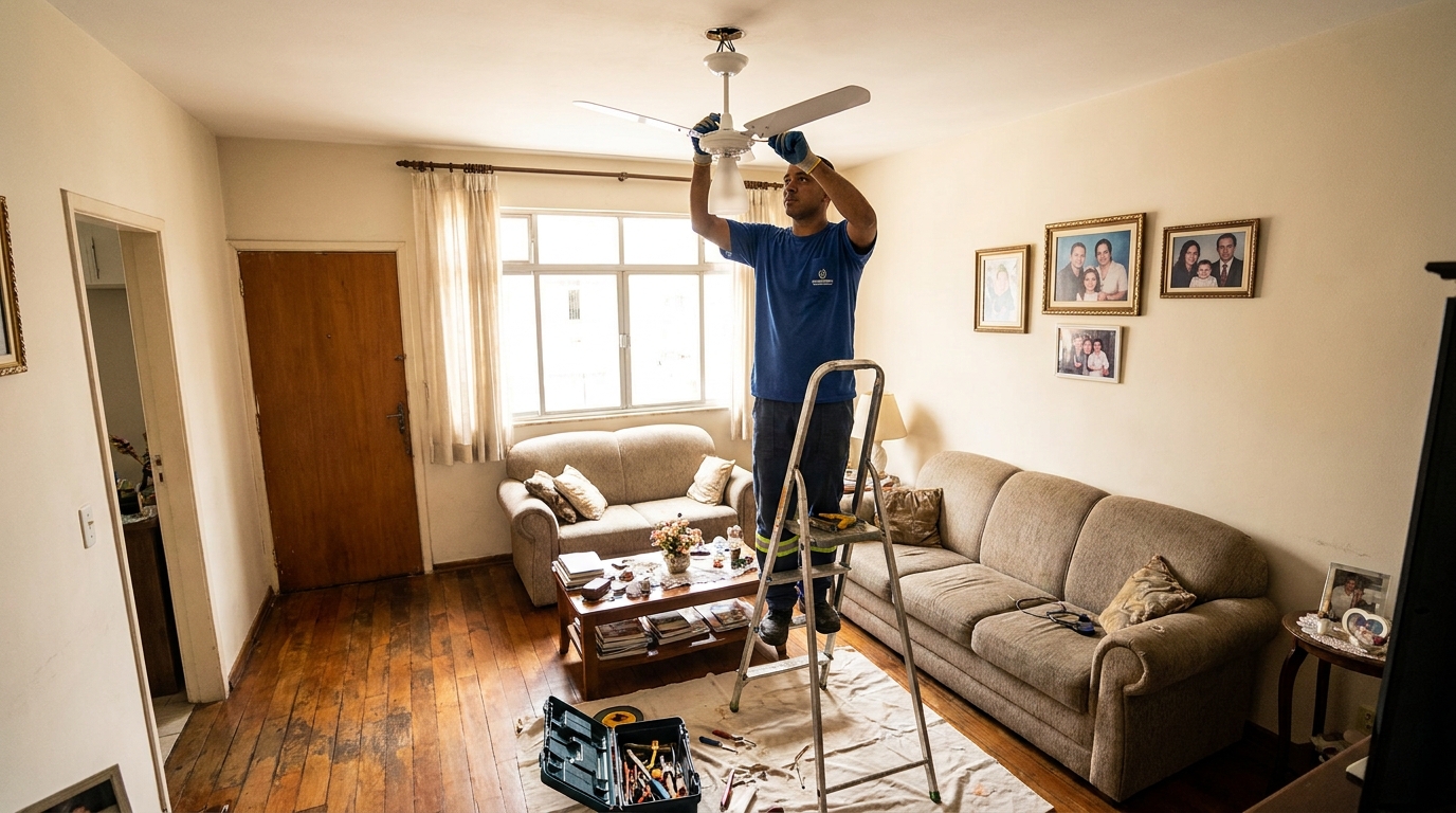 Substituição de Ventilador na Argentina, Criciúma‑SC
